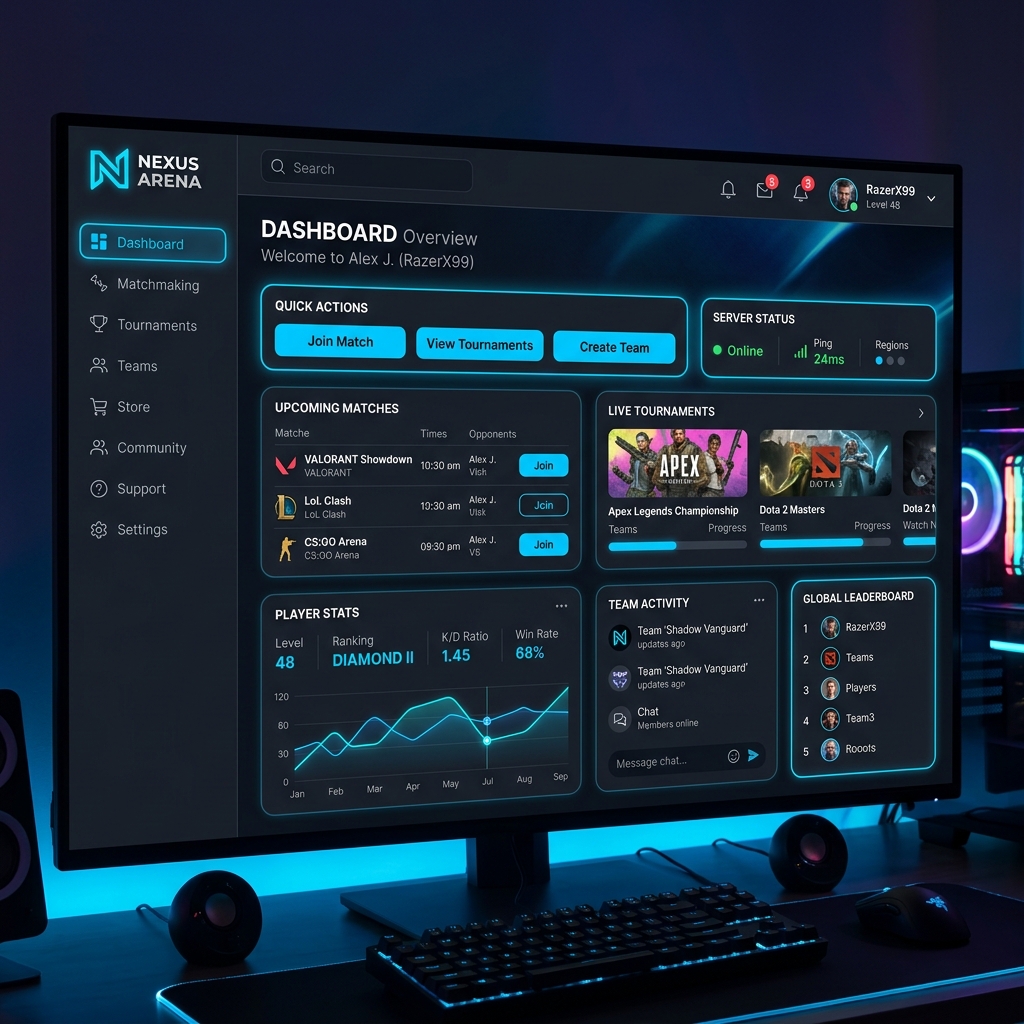 Nexus Arena featured gaming application preview